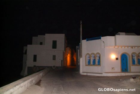Postcard Mahdia (TN) - northern medina at night...