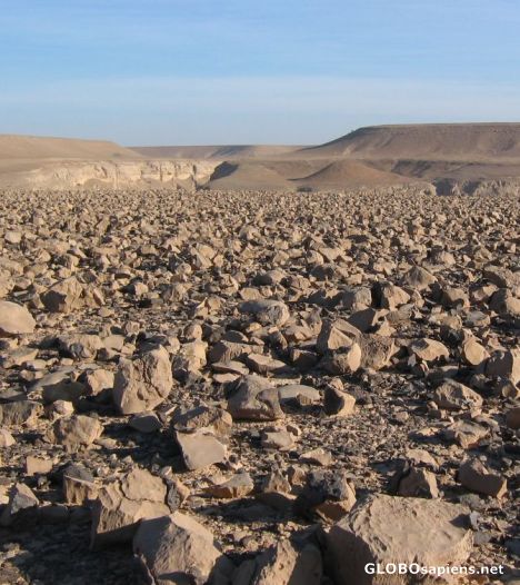 yemen. rocky desert of southern Yemen