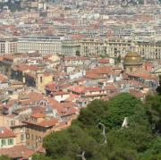 Vieux Nice as seen from Parc le Chateau